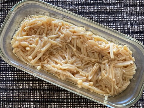 【レンジで簡単】えのきなめたけ